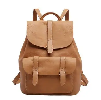 Повседневный женский рюкзак из натуральной кожи большой емкости, школьная сумка для отдыха