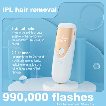 Электрическая Лазерная эпиляция всего тела Безболезненная Перманентная машина для удаления волос 990000 Flash Home Ice Point