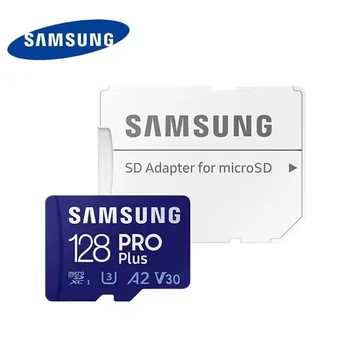 100% Оригинальная Карта памяти SAMSUNG PRO Plus 128G 256GB 512GB Class10 U3 A2 V30 TF Карта Высокоскоростная Карта Micro SD 160 МБ/с.