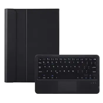 Чехол для беспроводной клавиатуры, совместимый с Bluetooth, Чехол для клавиатуры с тачпадом для Samsung Tab A8 2021 SM-X205/X200