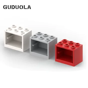 Специальный Кирпичный шкаф Guduola 2x3x2 с утопленными шпильками (92410) MOC Build Развивающие игрушки 