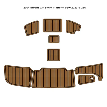 2004 Bryant 234 Платформа для плавания Носовой коврик Лодка EVA Пена из искусственного Тика Палубный коврик